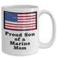 Proud Son of a Marine Mom Coffee Mug