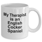 English Cocker Spaniel Dog Therapist Mug