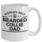 Bearded Collie Dog Dad Coffee Mug