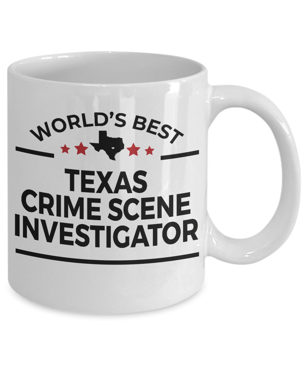 Texas Crime Scene Investigator Coffee Mug