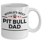 Pit Bull Dog Dad Coffee Mug