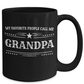 Grandpa Black Coffee Mug - Father's Day Gift