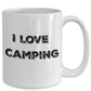 I Love Camping White Ceramic Coffee Mug
