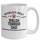 Welsh Terrier Dog Dad Coffee Mug