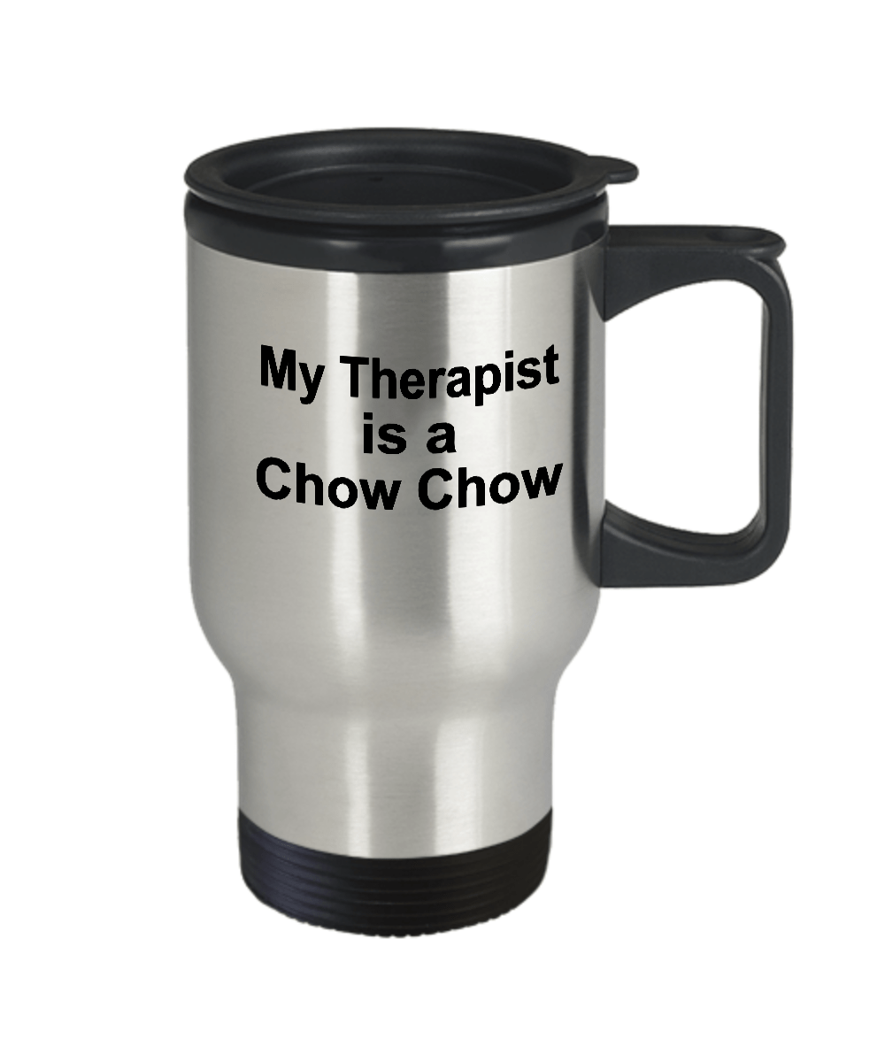 Chow Chow Dog Therapist Travel Coffee Mug