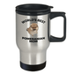 Pomeranian Puppy Dog Mom Travel Coffee Mug