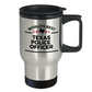 Texas Police Officer Gift World's Best Stainless Steel Insulated Travel Coffee Mug