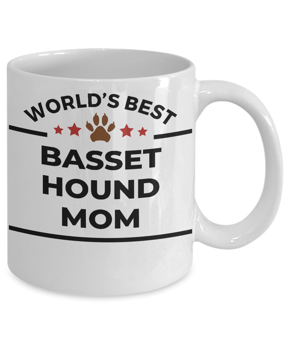 Basset Hound Dog Mom Coffee Mug