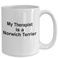 Norwich Terrier Dog Therapist Coffee Mug