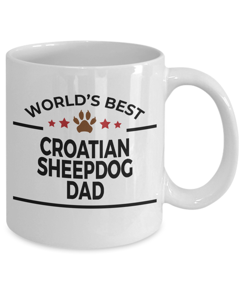 Croatian Sheepdog Dog Dad Coffee Mug