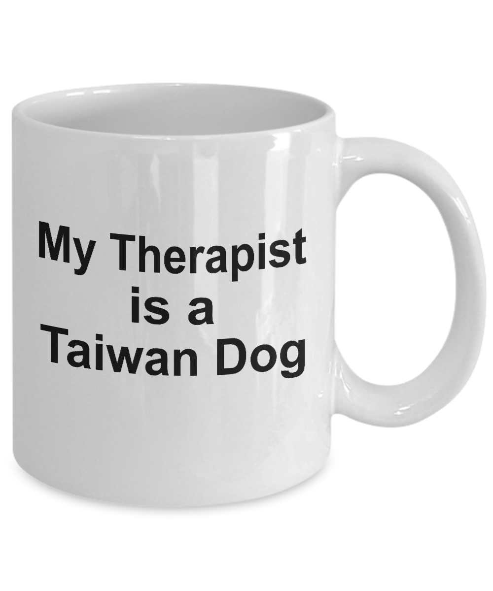Taiwan Dog Owner Lover Funny Gift Therapist White Ceramic Coffee Mug