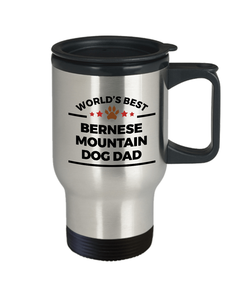 Bernese Mountain Dog Dad Travel Coffee Mug
