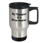 Blue Heeler Dog Therapist Travel Coffee Mug