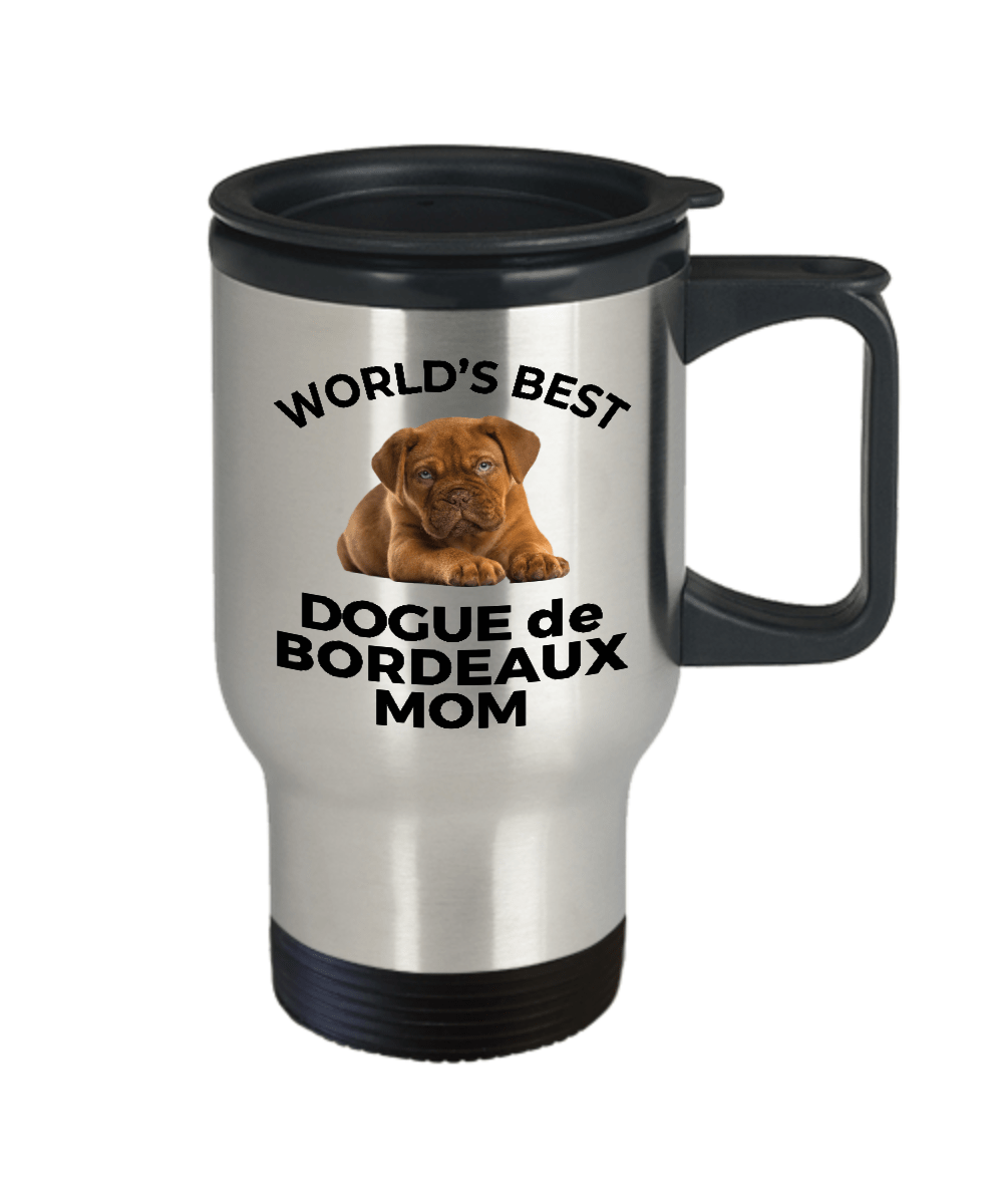 Dogue de Bordeaux Puppy Dog Mom Travel Coffee Mug