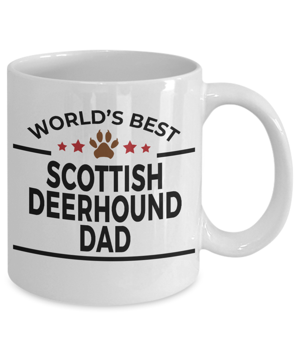 Scottish Deerhound Dog Dad Coffee Mug