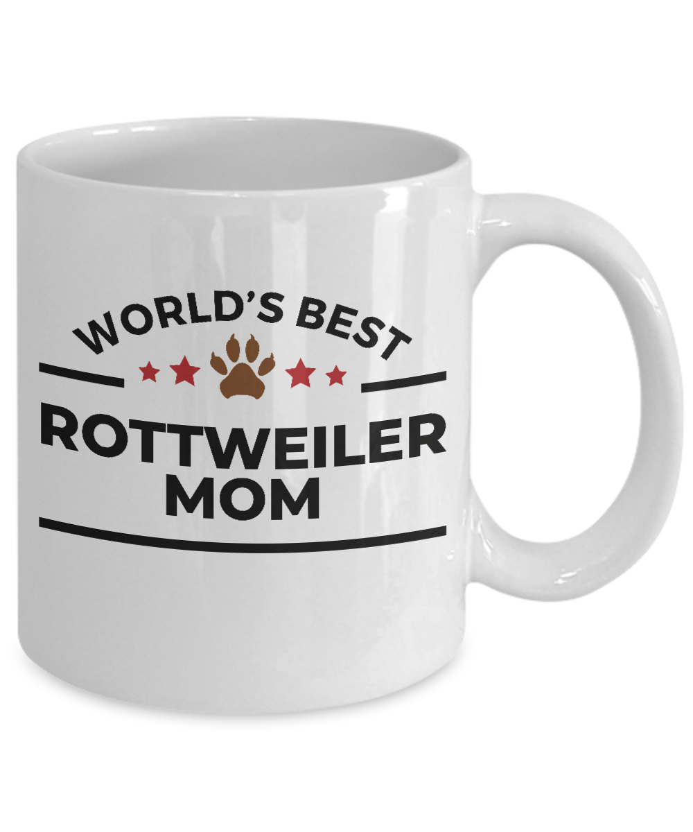 Rottweiler Best Dog Mom Ceramic Coffee Mug