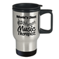 Music Therapist World's Best Stainless Steel Travel Mug