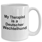 Deutscher Wachtelhund Dog Owner Lover Funny Gift Therapist White Ceramic Coffee Mug