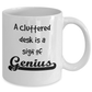 Cluttered Office Desk Golf Theme Mug
