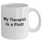 Plott Dog Owner Lover Funny Gift Therapist White Ceramic Coffee Mug