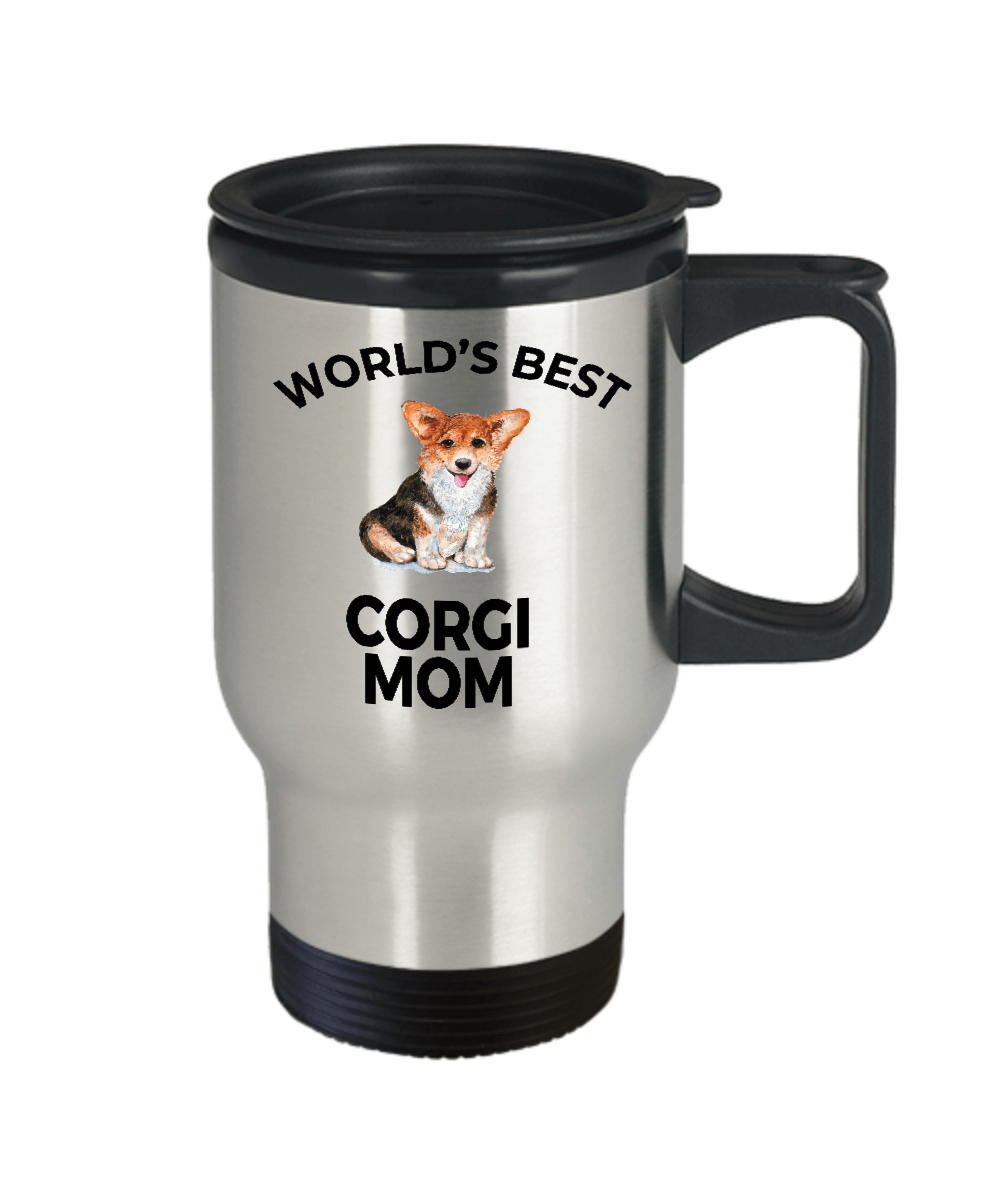 Corgi Dog Mom Travel Coffee Mug