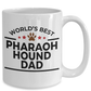 Pharaoh Hound Dog Lover Gift World's Best Dad Birthday Father's Day White Ceramic Coffee Mug