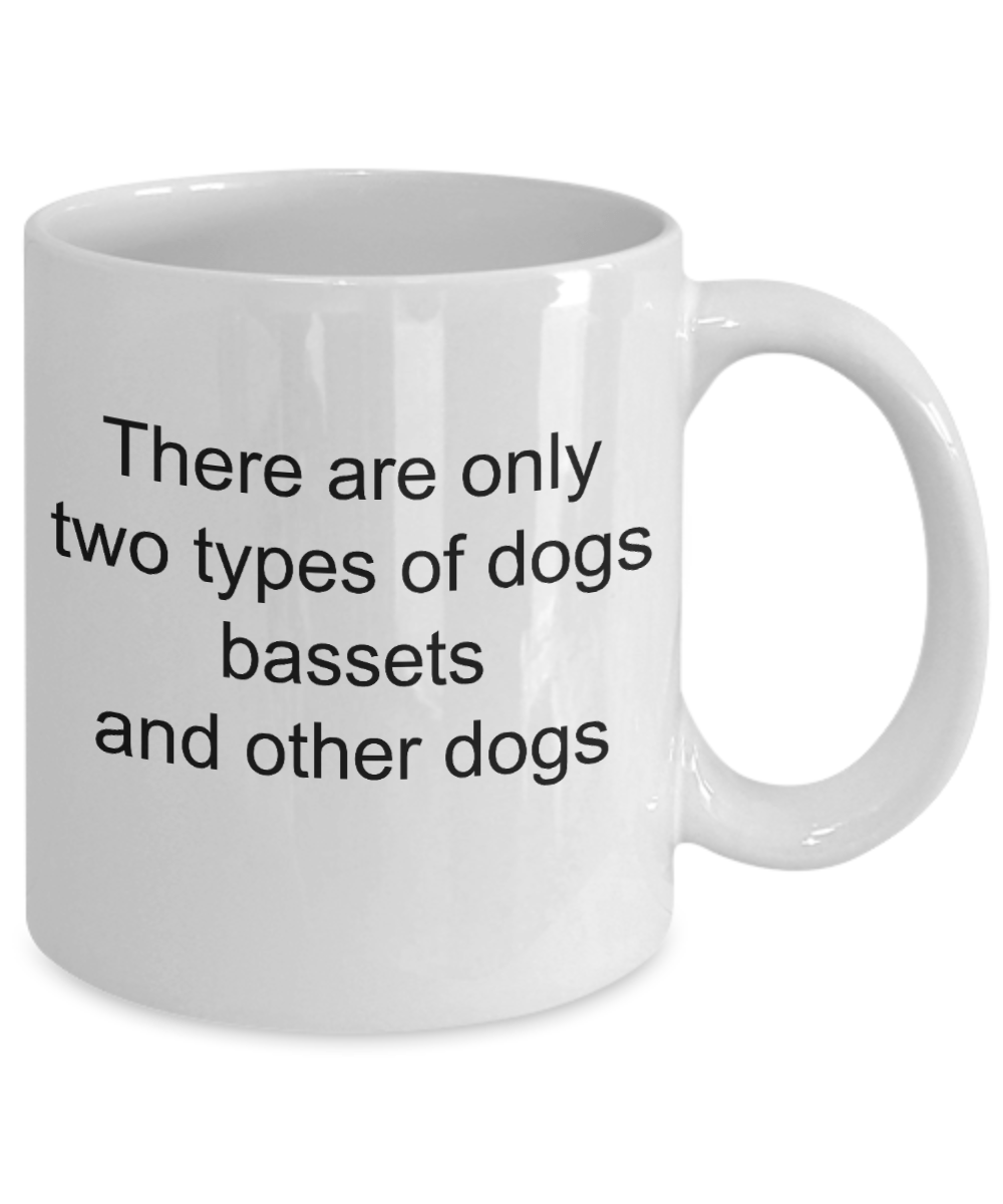 Funny Basset Hound Dog Ceramic Mug