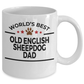 Old English Sheepdog Dog Dad Coffee Mug