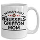 Brussels Griffon Dog Mom Coffee Mug
