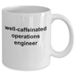 Operations Engineer White Ceramic Coffee Mug