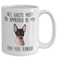 toy fox terrier coffee mug