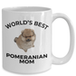 Pomeranian Puppy Dog Mom Coffee Mug