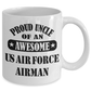 US Air Force Airman Proud Uncle Coffee Mug