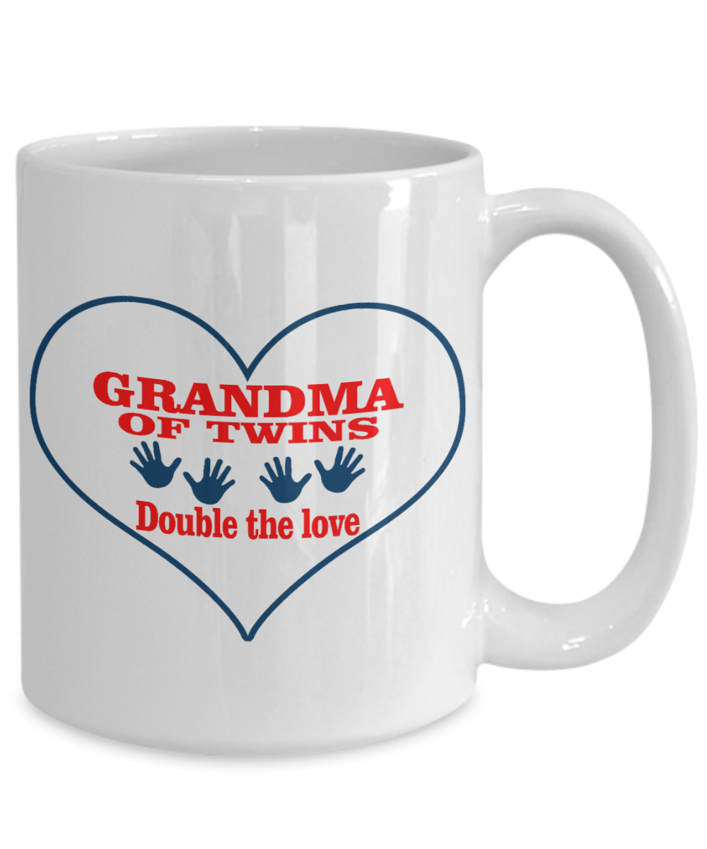 Grandma of Twins Coffee Mug Double the Love