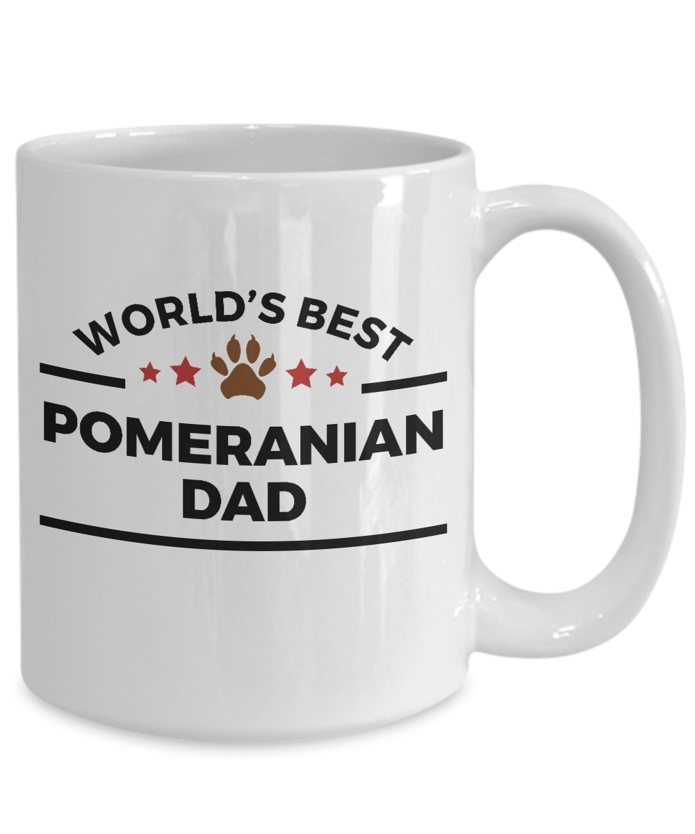 Pomeranian Dog Dad Coffee Mug