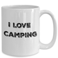 I Love Camping White Ceramic Mug