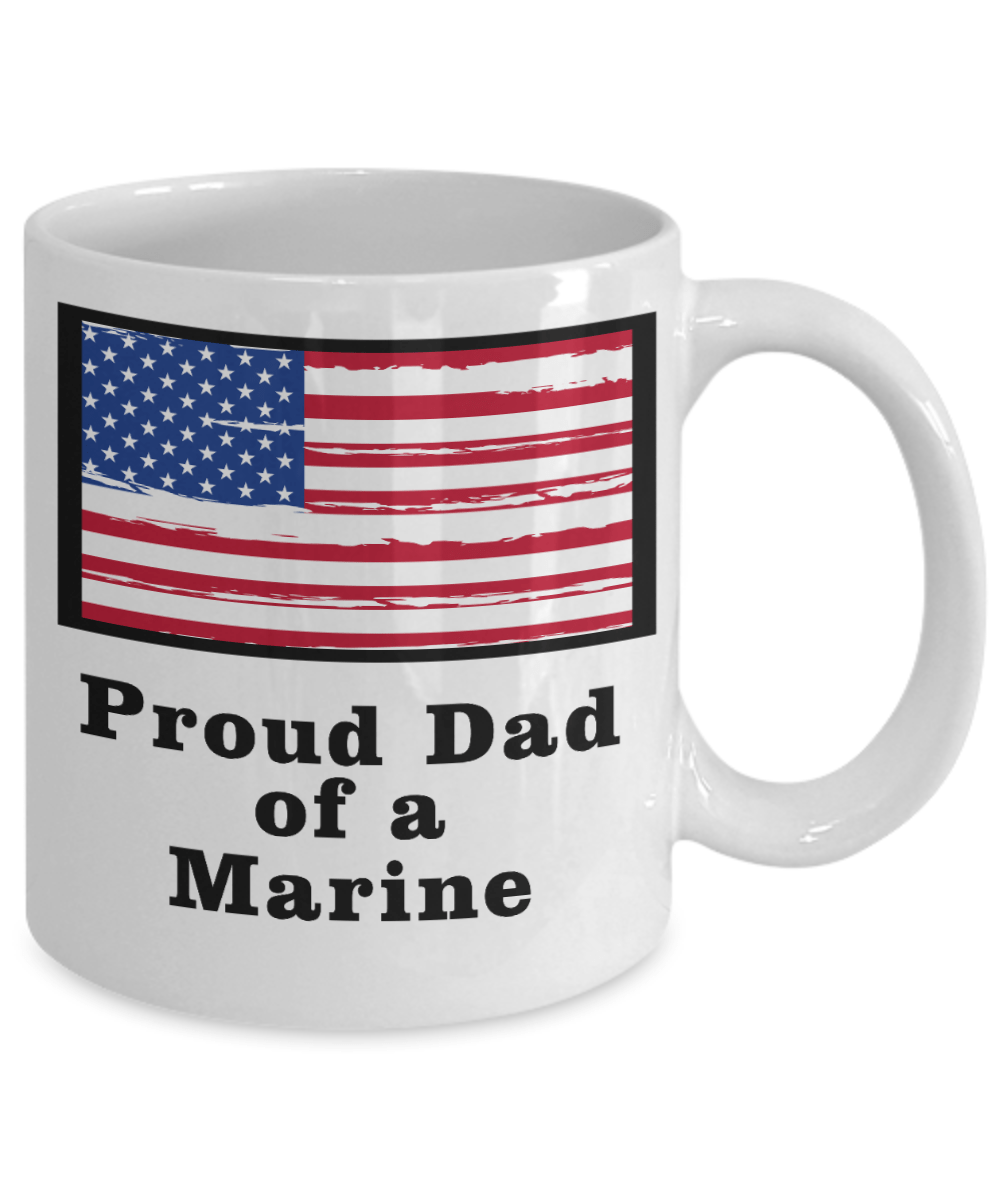 Proud Dad of a Marine Coffee Mug
