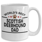 Scottish Deerhound Dog Dad Coffee Mug