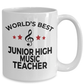 Junior High School Music Teacher Mug