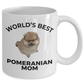 Pomeranian Puppy Dog Mom Coffee Mug