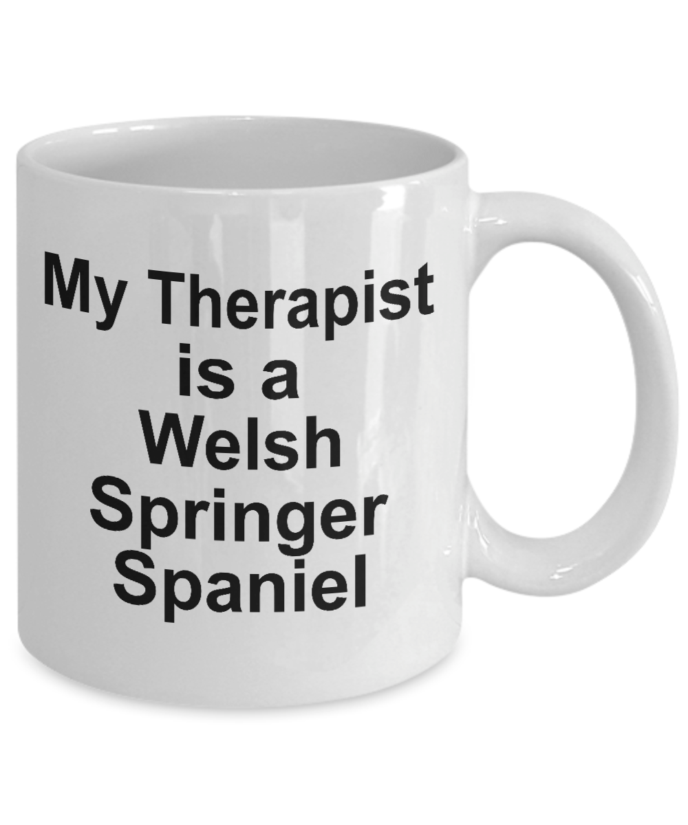 Welsh Springer Spaniel Dog Therapist Coffee Mug