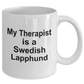 Swedish Lapphund Dog Therapist White Ceramic Coffee Mug
