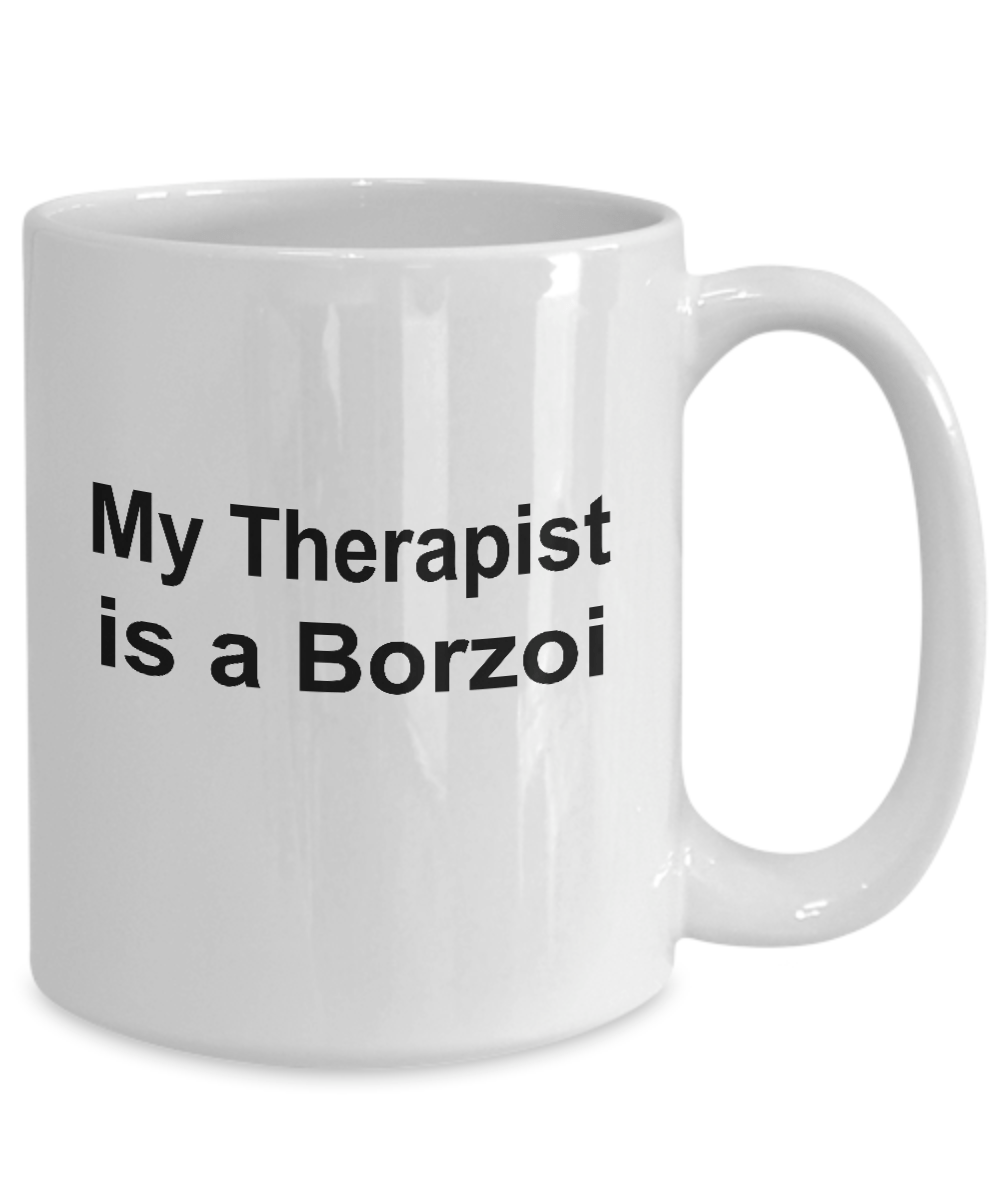 Borzoi Dog Therapist Coffee Mug