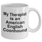 American English Coonhound Dog Therapist Mug