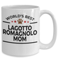 Lagotto Romagnolo Dog Lover Gift World's Best Mom Birthday Mother's Day White Ceramic Coffee Mug