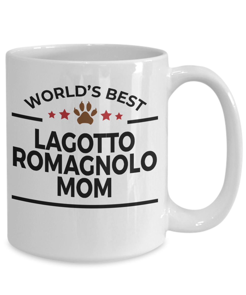 Lagotto Romagnolo Dog Lover Gift World's Best Mom Birthday Mother's Day White Ceramic Coffee Mug