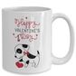 Happy Valentine's Day Cute Puppy Coffee Mug