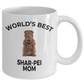 Shar-Pei Puppy Dog Mom Coffee Mug