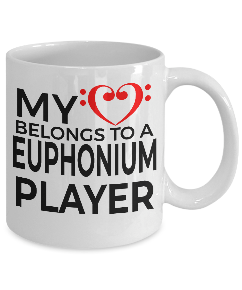Euphonium Player Mug - My Heart Belongs