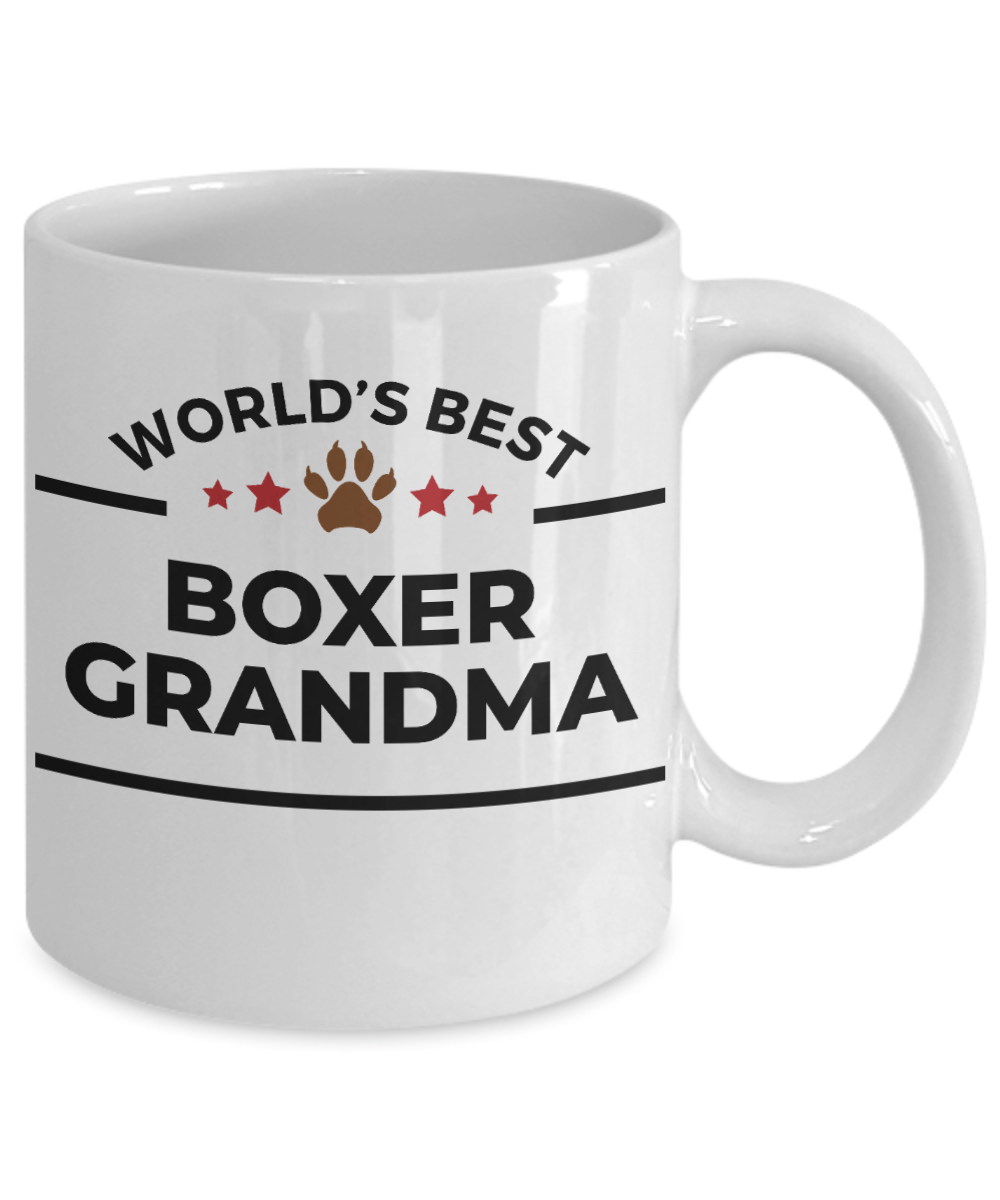 Boxer Dog Grandma Mug